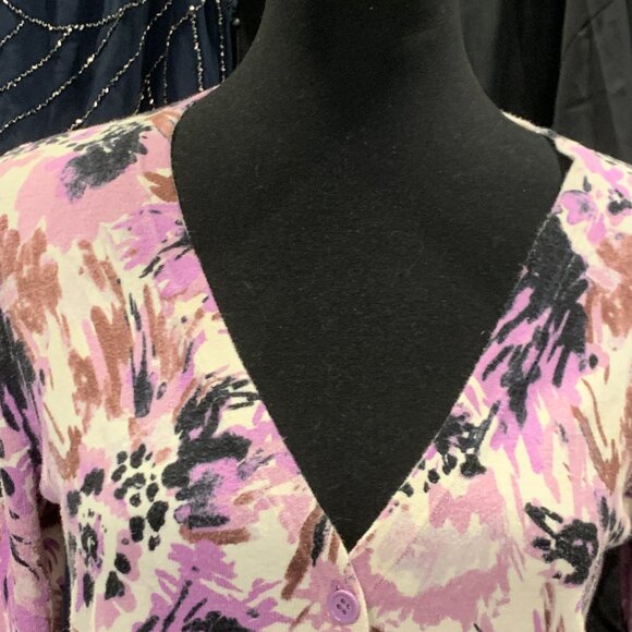 Merona Floral Cardigan - Picture 3 of 9